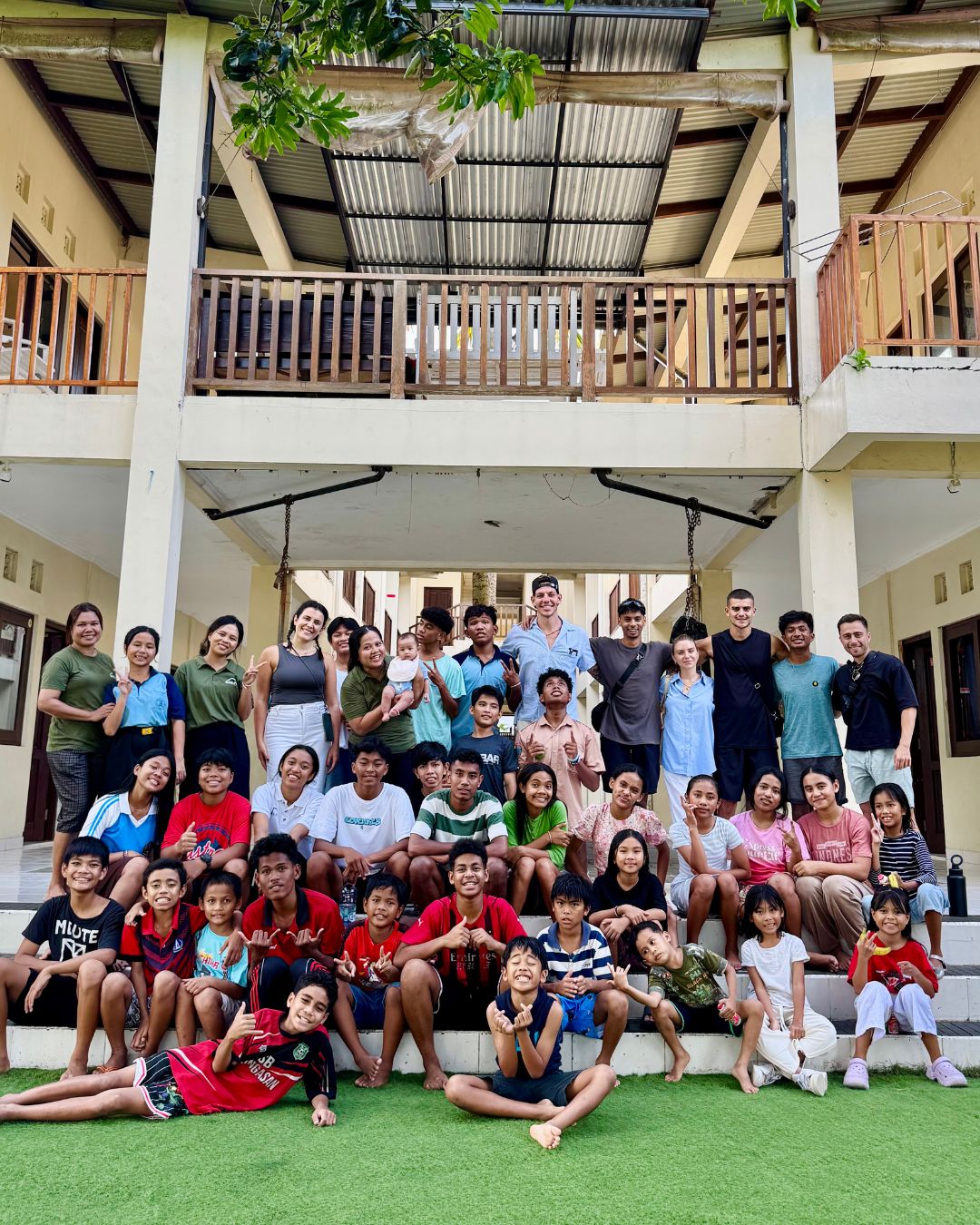 All the incredible kids and staff at the orphanage