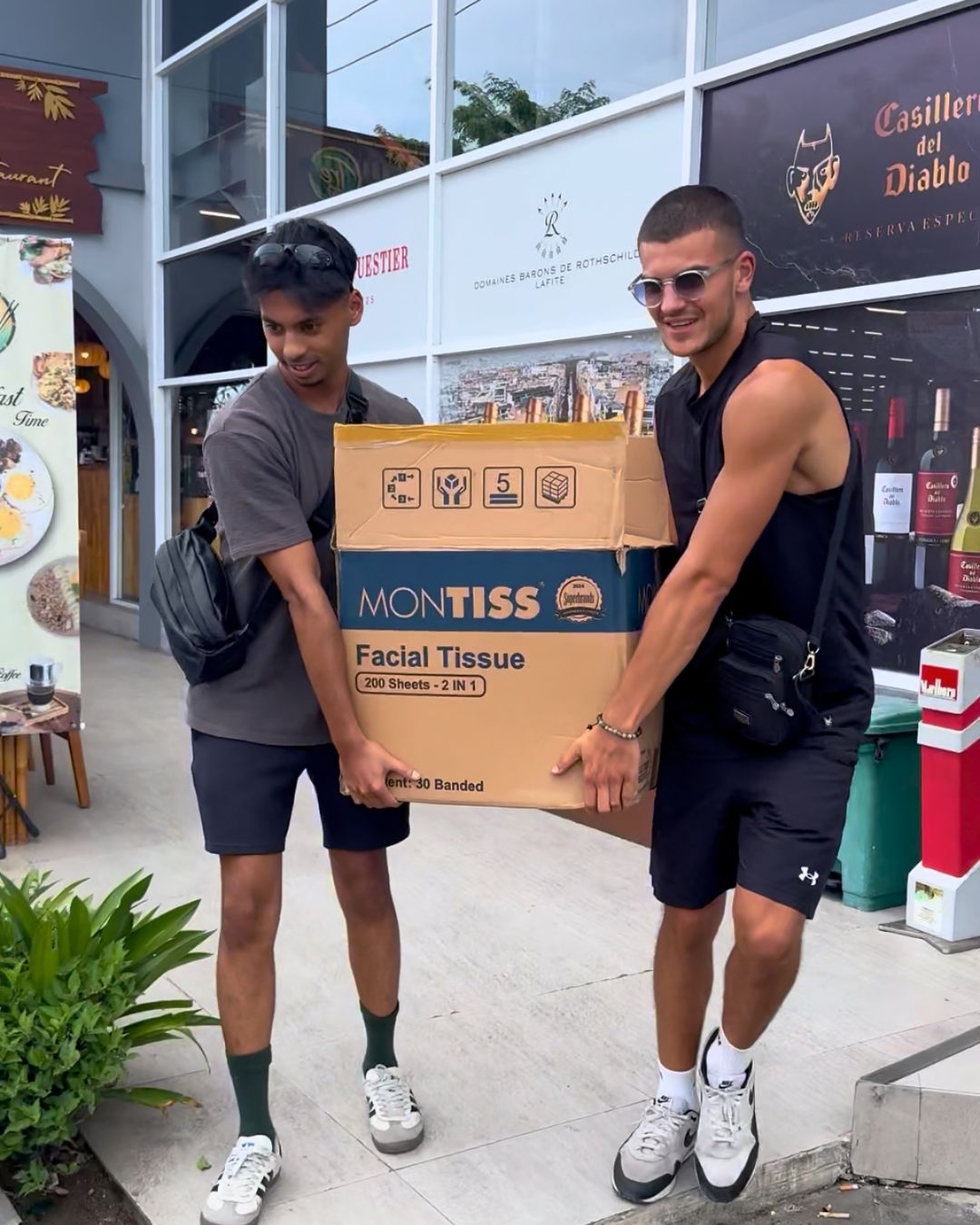 Delivering supplies directly to the orphanage